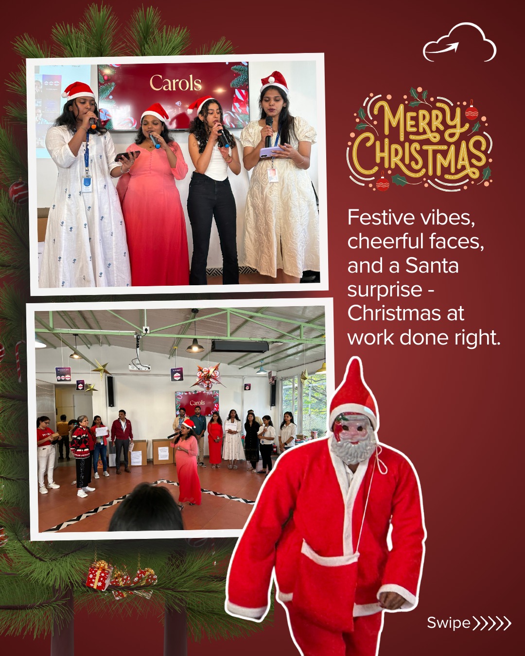 Secret Santa surprises, festive vibes, and endless smiles—celebrating the season together and wrapping up the year with warmth, joy, and thankful hearts. Merry Christmas from the CloudThat family to yours!

#merrychristmas🎄 #christmas2025 #cloudcomputing #techchristmas #employeeengagement #officefun