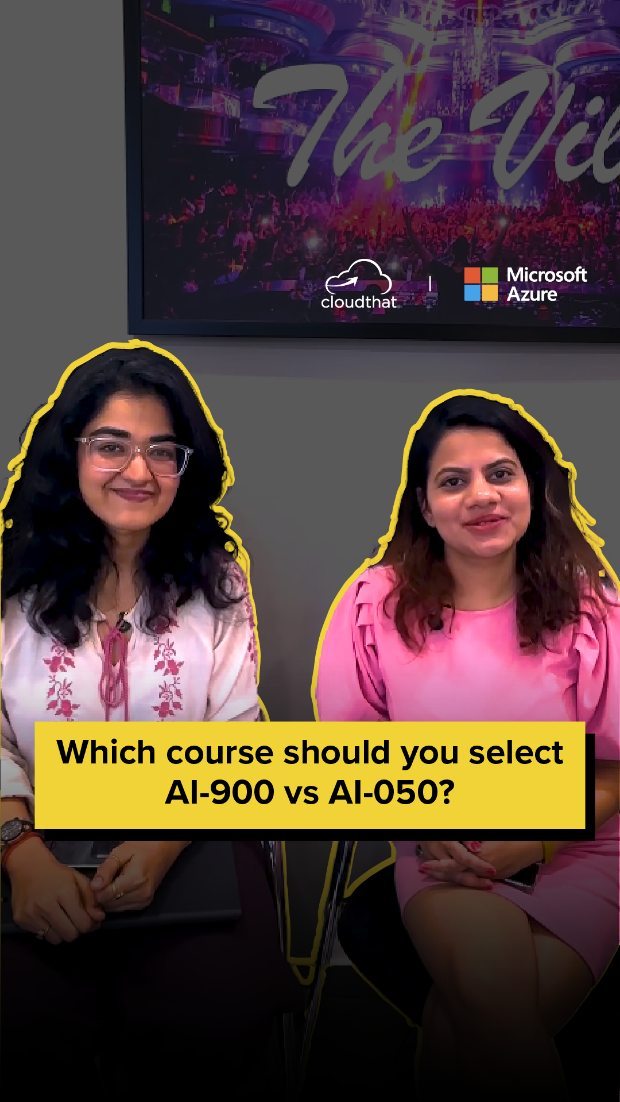 Which course should you take, Azure AI Fundamentals (AI-900) or Develop Generative AI Solutions with Azure OpenAI Service (AI-050)? We've got the perfect guide for you! As Generative AI begins to boom, so are job opportunities in this tech domain. And upskilling has become more important than ever! 

Watch the full video by clicking on the link in bio to know where you fit in.

@microsoft | @sassysinglaaa | @windinmyhair_22

#GenerativeAI #AI #ArtificialIntelligence #GenAI #Tech #Technology #AI900 #AI050