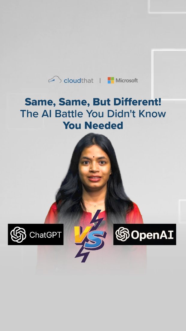 Think ChatGPT and Azure OpenAI are the same? Think again! Our new reel breaks down the top 3 key differences you NEED to know. Learn about ownership, data privacy, and integration.
Hit "Yes" in the comments if you want Part 2!
@microsoft @openai

#AI #ChatGPT #AzureOpenAI #MachineLearning #OpenAI