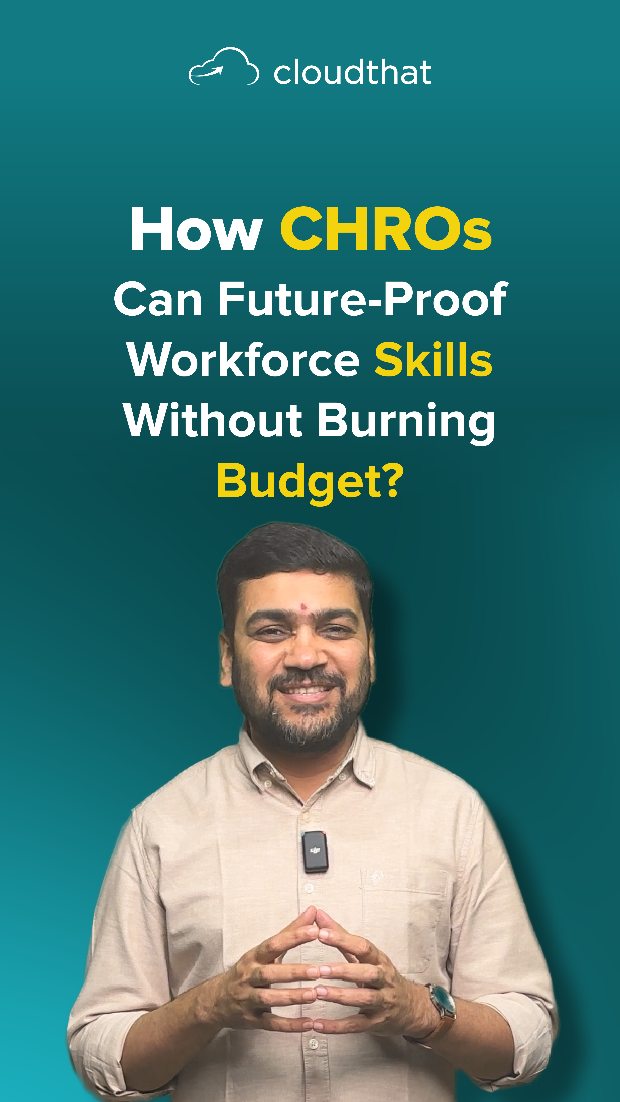 Connect with us - link in bio 
Future-proofing your workforce isn’t about bigger budgets—it’s about smarter capability building.

Here, Narendra Babu, CHRO at CloudThat, shares how to build future-ready teams by focusing on learning ecosystems, prioritizing high-impact skills, and empowering internal champions.
The key? Measure what truly matters—application, proficiency, and business outcomes, not just course completion.

Because in an AI-driven world, advantage comes from a workforce that can think, adapt, and apply.

#techtraining #TalentDevelopment #AI #LearningAndDevelopment #employeetraining