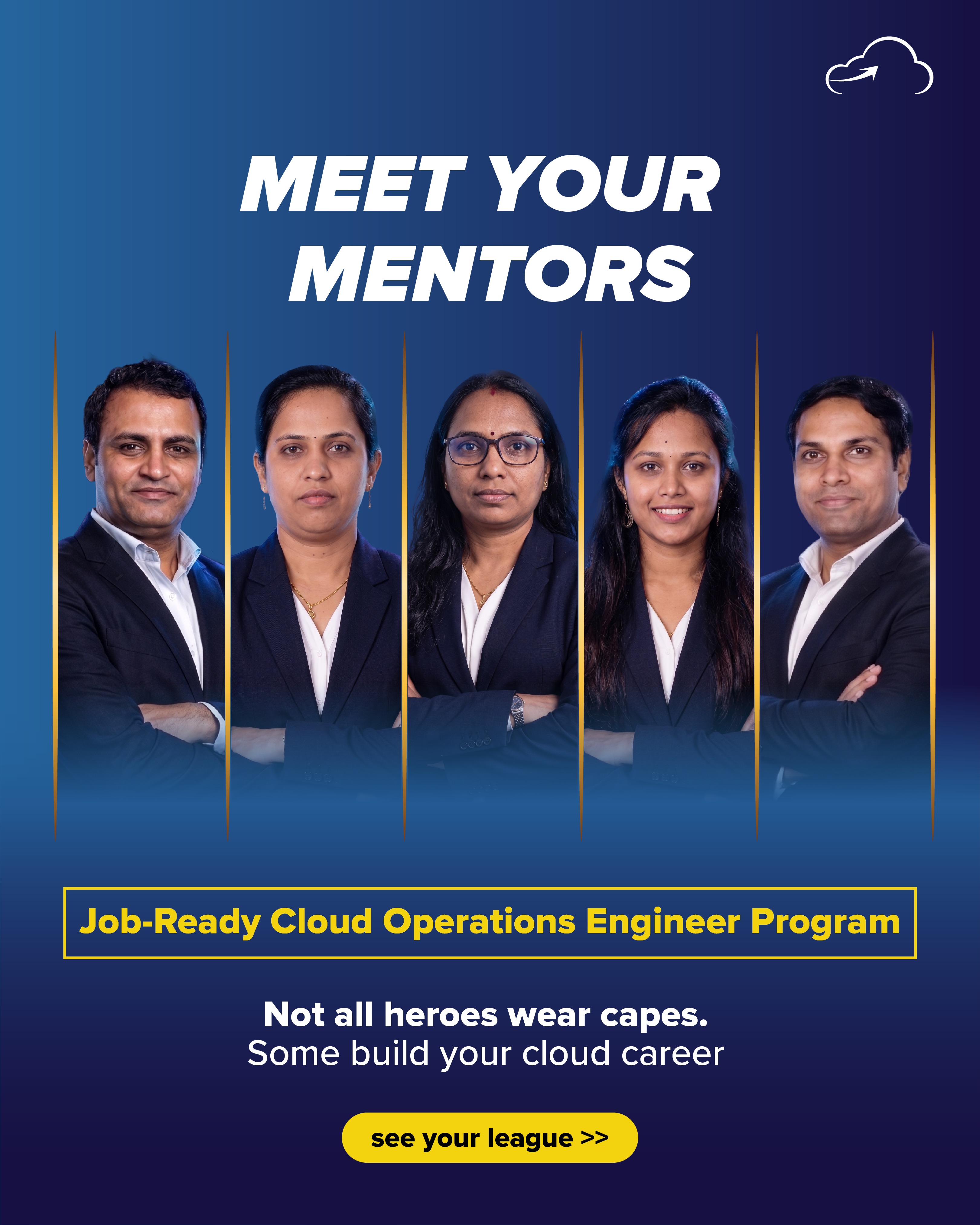 Explore the program and learn from the best - link in bio. 

Your learning is only as strong as your mentors.

In our Job-Ready Cloud Operations Engineer Program, you learn from a powerful mix of academic leaders and industry practitioners, people who have trained teams, built cloud systems, and solved real business challenges.

From our AWS, Azure, and GCP experts, this is guidance designed to make you job-ready—not just course-complete. 

#CloudCareers #CloudEngineer #DevOpsEngineer #TechTraining #Upskill