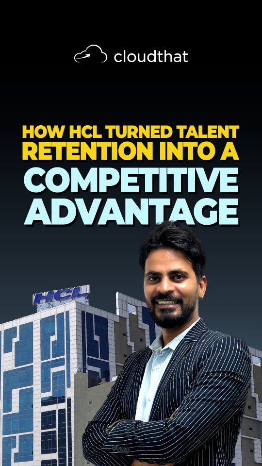 Read the full story in our case study - link in bio.

What happens when talent retention becomes a real business risk?
Faced with growing attrition, HCL chose to step back and rethink how it builds and sustains talent - placing upskilling at the center of its strategy.

By introducing CloudThat's structured Capability Development Framework, they shifted the focus to identifying skill gaps, delivering targeted training, and creating clear growth paths for employees. Over time, this approach helped strengthen engagement and retention, while aligning learning more closely with business needs.

It's a strong example of how long-term capability building can drive stability and impact!

#HCL #CapabilityDevelopmentFramework #TechTraining #EmployeeTraining #CaseStudy